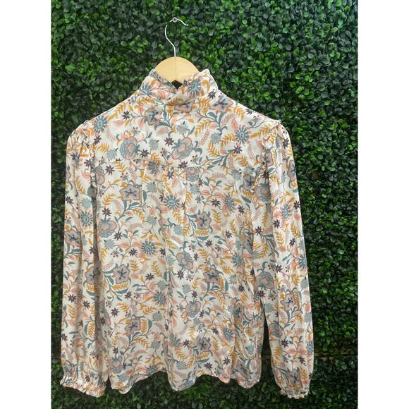 Lucky Brand, Floral Women's Blouse Size M - Picture 8 of 9